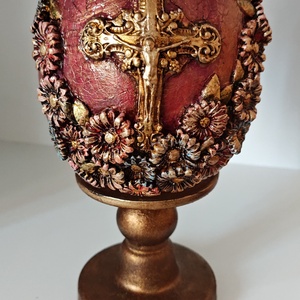 Ou ceramic decorativ , Casă & Stil de viață, Accesorii pentru decorat casa, Decorațiuni de masă și decorațiuni pentru rafturi , Sticle ornamentale, Artă de sticlă, Ceramică, ARTYNOS
