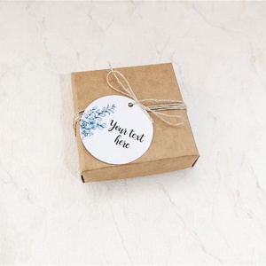 Cutie kraft personalizata cu eticheta, 10 bucati, Bijuterii, Suporturi bijuterii si cutie bijuterii, Cutii de bijuterii, Arta de hartie, ARTYNOS