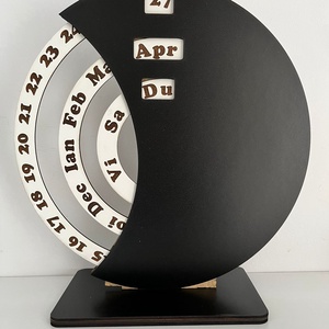 Blank Calendar Perpetuu pentru decorare cu puncte Mandala, Casa & Stil de viata, Accesorii pentru decorat casa, Decoratiuni cu tematica spirituala, Mandala, Prelucrarea lemnului, ARTYNOS