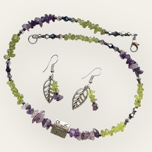 Set handmade pietre semipretioase Spring is in the air - Artynos.ro