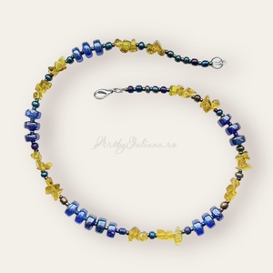 Colier handmade Apus de iarnă - Artynos.ro
