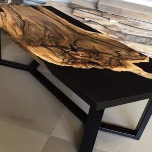 Masă din lemn masiv cu rășină epoxy , Casă & Stil de viață, Mobilier artizanal, Mese, , ARTYNOS
