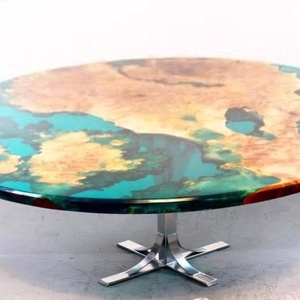 Masă din lemn cu rășină epoxidica , Casă & Stil de viață, Mobilier artizanal, Mese, , ARTYNOS