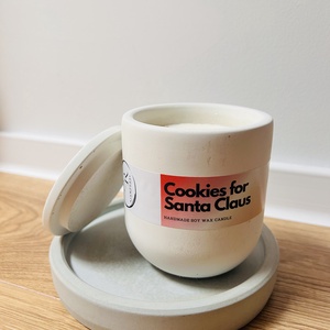 Cookies for Santa Claus candle, Casă & Stil de viață, Lumânări, parfumuri, arome, Lumânare - lumânări artizanale, Lumânare și fabricarea lumânărilor, ARTYNOS