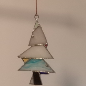 Decorațiune de Crăciun ,bradut, Accesorii de Crăciun, Accesorii pentru copt de Crăciun, Artă de sticlă, ARTYNOS