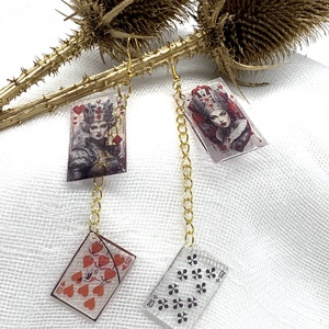 cercei handmade unicat  din rasina  - Artynos.ro