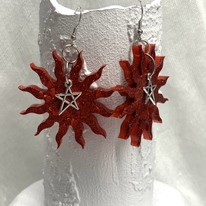 Cercei handmade din rasina epoxidica - Artynos.ro