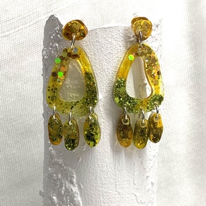 Cercei handmade din rasina epoxidica - Artynos.ro