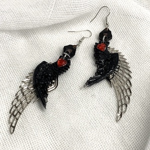 Cercei handmade unicat din rasina - Artynos.ro