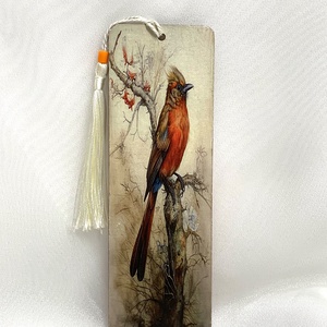 semn de carte din lemn-decorat manua 00627, Carti si creatii cu tematica muzicala, cadouri, Semn de carte, Decoupage, transfer si tehnici servetel, ARTYNOS