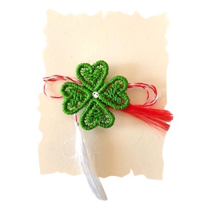 Martisor trifoi cu 4 foi - Artynos.ro Martisor trifoi cu 4 foi - Artynos.ro