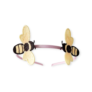 Cordeluta Cu Albinute Brodate, Imbracaminte si moda, Accesorii par, Accesorii de par, Broderie, ARTYNOS