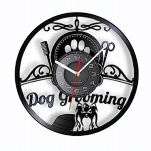 DOG GROOMING-ceas de perete - Artynos.ro