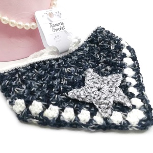 Bandana crosetata  Handsome Boy , Casa & Stil de viata, Accesorii pentru animale , Paturi si echipamente caini, Colier de caine, set de lesa, Crosetat, ARTYNOS
