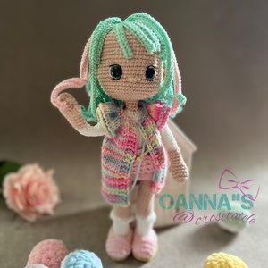 Candy Doll, Jucării și echipamente pentru copii, Plușuri, Păpușă croșetată, păpușă de pluș, Croșetat, Cusătură, ARTYNOS