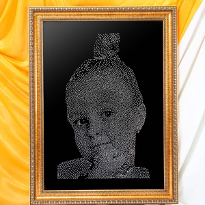 Tablou personalizat in cristale , Accesorii nunta, Amintiri si cadouri de nunta, Cadou nunta, Cutie de nunta, Altele, Arta de sticla, ARTYNOS