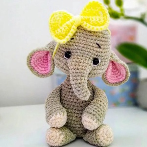 Elefantica , Jucării și echipamente pentru copii, Plușuri, Elefant de pluș, , ARTYNOS
