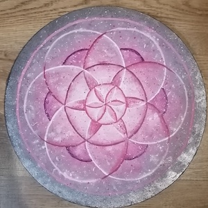 Mandala "Floarea vietii" , Casă & Stil de viață, Accesorii pentru decorat casa, Decorațiuni cu tematică spirituală, Mandala, Meska