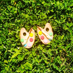 Clame de par Paletă de artist - handmade cu suflet, Îmbrăcăminte și modă, Accesorii păr, Accesorii de păr, Plastilină, Confecționarea bijuteriilor, ARTYNOS