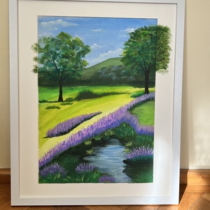 �Miros de lavanda, Arte vizuale si accesorii , Picturi, Acuarele picturi, Obiecte pictate, ARTYNOS