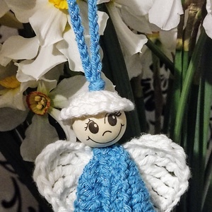 Îngeraș clopoțel , Geantă și husă, Accesorii genți, Decorațiune sac, Croșetat, Cusătură, ARTYNOS