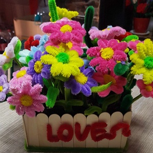 Aranjament floral, Casa & Stil de viata, Accesorii pentru casa si gradina, Cutii de flori, cutii de balcon, Aranjament de flori, Impletitura, ARTYNOS