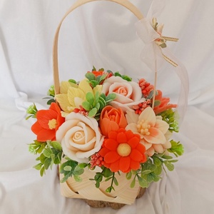 Aranjament din flori de săpun , Casă & Stil de viață, Accesorii pentru decorat casa, Suport de flori, Cutii flori, Aranjament de flori, Fabricare de săpun, ARTYNOS