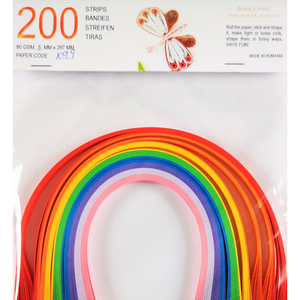 Hartie quilling curcubeu 8 culori 1 mm/3 mm/5 mm, pentru bijuterii, tablouri, decoratiuni Craciun, X99, Accessorii si unelte, Hartie, Alte hartii, Arta de hartie, ARTYNOS