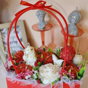 Pe tărâmul florilor, Casa & Stil de viata, Lumanari, parfumuri, arome, Ceara parfumata, Aranjament de flori, Altele, ARTYNOS