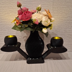 Suport de lumanari cu vaza , Casă & Stil de viață, Accesorii pentru decorat casa, Suport de flori, Vaze, Altele, Suport de lumânări Luxe Balance cu vază pentru flori – design modern și versatil

Acest suport de l..., ARTYNOS