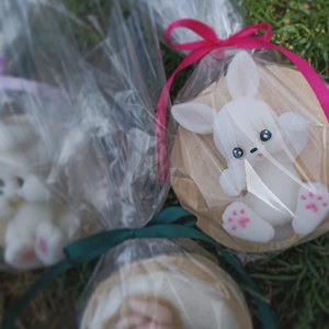 Marturii botez iepuras din ceara de soia , Casă & Stil de viață, Lumânări, parfumuri, arome, Umidificator, Lumânare și fabricarea lumânărilor, ARTYNOS