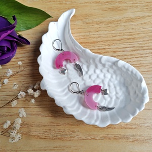 Cercei handmade din rasina - Artynos.ro