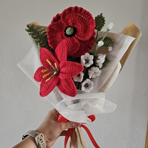 Buchet crosetat , Casa & Stil de viata, Accesorii pentru decorat casa, Suport de flori, Buchete de flori, Crosetat, ARTYNOS