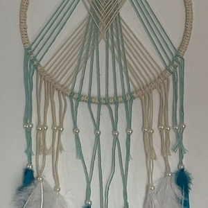 Dream catcher sau captator de vise, Casă & Stil de viață, Accesorii pentru decorat casa, Decorațiuni de pereți, decorațiuni suspendate, Capcană de vise, Împletituri, broderie cu mărgele, Înnoda, ARTYNOS