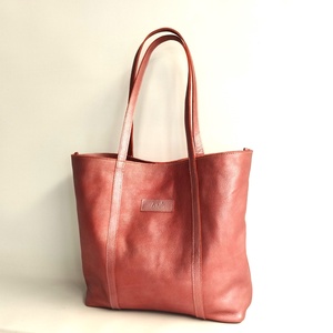 Geantă shopper din piele roz, cu interior detașabil care poate fi folosit și separat Granada 010 Extra, Geantă și husă, Geantă pentru cumpărături, Geantă shopper, geantă tote, geantă textilă, Cusătură, Pielărie, ARTYNOS