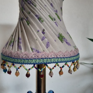 Abajur rustic handmade, Casă & Stil de viață, Lămpi și corpuri de iluminat, Lampă de masă, Cusătură, Împletituri, broderie cu mărgele, ARTYNOS