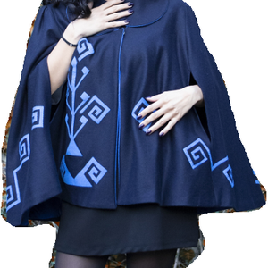 Navy blue, Imbracaminte si moda, Haine dama, Paltoane dama, Cusatura, Tesatura, ARTYNOS