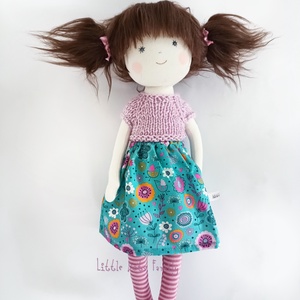 Păpușă din textil Little Dots Family, Jucării și echipamente pentru copii, Jucării și accesorii pentru copii, Păpuși de joacă, Meska