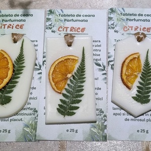 Set de 3 tablete parfumate din ceara - Citrice - Artynos.ro