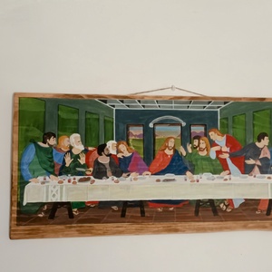 Cina cea de taina, Arte vizuale si accesorii , Picturi, Pictura acrilica, Pictura, ARTYNOS