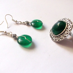 set cu jad verde 44251 - Artynos.ro