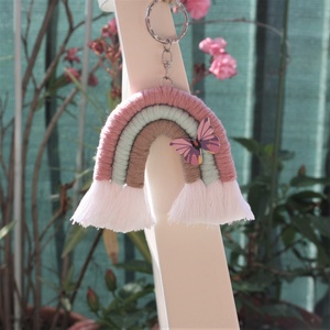 Breloc curcubeu macrame, Geanta si husa, Accesorii genti, Breloc, Impletitura, ARTYNOS