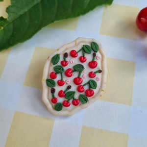 Brosa cu multe cirese, Bijuterii, Brosa, insigne, Insigne, Confectionarea bijuteriilor, ARTYNOS