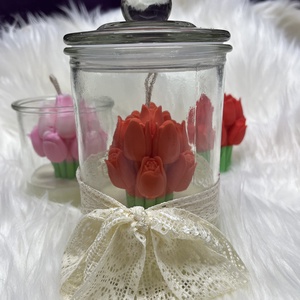 Buchet de lalele, Casă & Stil de viață, Lumânări, parfumuri, arome, Lumânare - lumânări artizanale, Lumânare și fabricarea lumânărilor, ARTYNOS