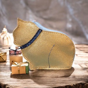 Pisica mea - Goldie - suport din piele pentru monede, , , ARTYNOS