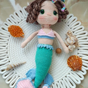 Sirena Rina, Jucarii si echipamente pentru copii, Jucarii si accesorii pentru copii, Papusi de joaca, Crosetat, Cusatura, ARTYNOS
