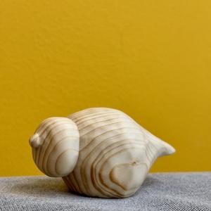 Pasăre stilizată din lemn de pin, sculptură mică decorativă  finisaj cu ulei mineral, Arte vizuale și accesorii , Sculptură, Statuie lemn, Sculptură, Prelucrarea lemnului, ARTYNOS