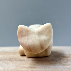Pisicuta miniaturala din lemn de plop, Accessorii si unelte, Accesorii decorative, Figurine, Sculptura, Prelucrarea lemnului, ARTYNOS