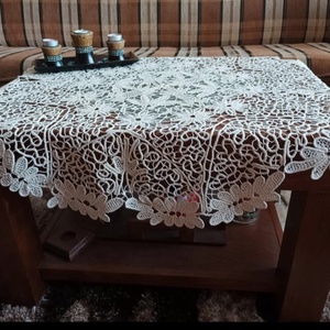 Fat� de mas� din dantel� macrame, Casa & Stil de viata, Accesorii pentru decorat casa, Decoratiuni cu tematica spirituala, Mala, , ARTYNOS