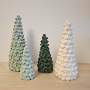 Set 4 braduti Craciun. Dimensiuni 8/11/14/17 cm - Artynos.ro